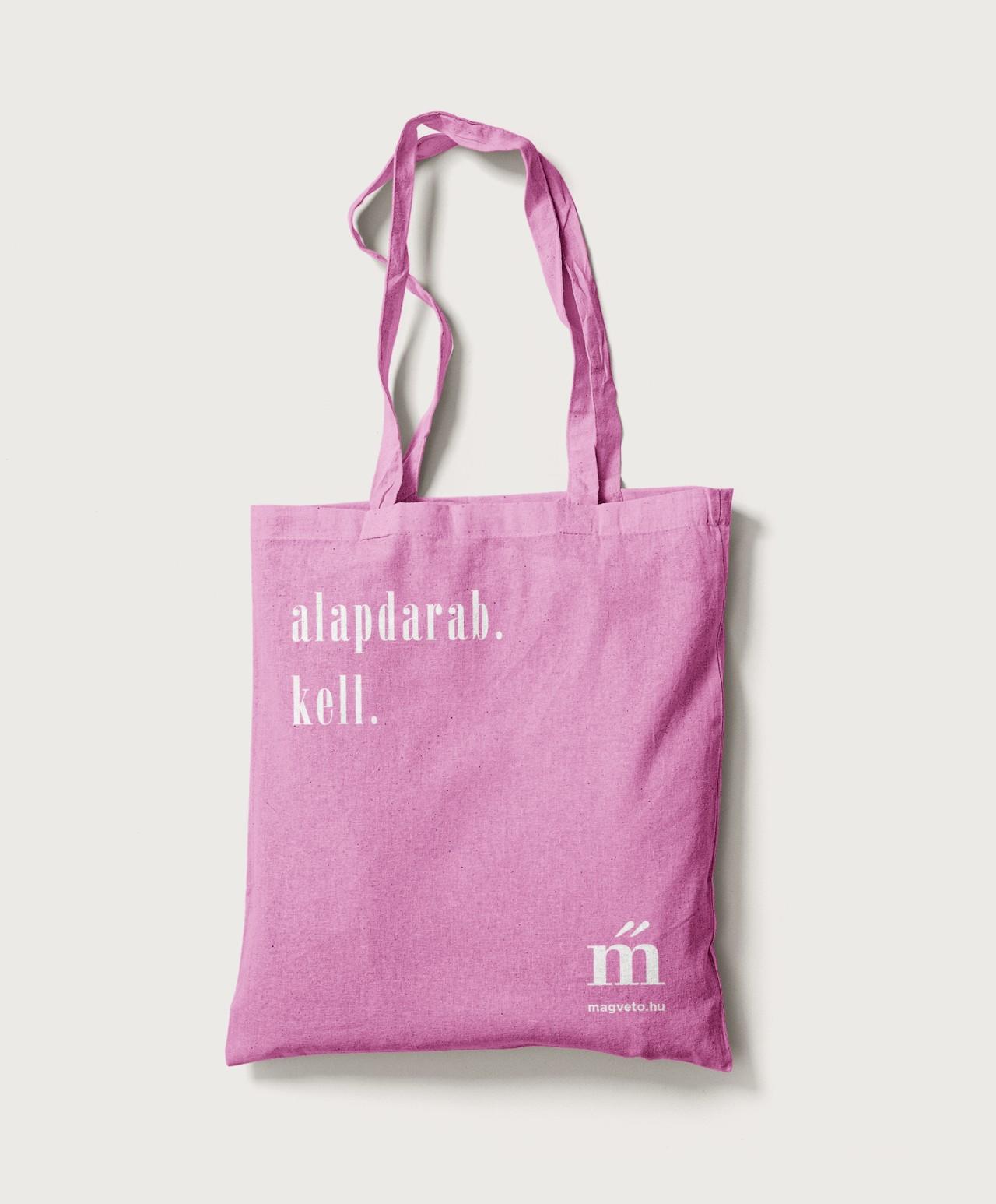  - Alapdarab vászontáska pink